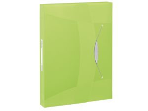 TECZKA Z GUMKĄ ESSELTE VIVIDA 40MM ZIELONA