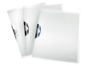 SKOROSZYT PLASTIKOWY LEITZ Z KLIPEM A4 PROFESSIONAL GRANATOWY