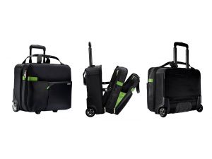 TORBA LEITZ COMPLETE NA LAPTOPA 15,6" NA 2 KÓŁKACH CZARNA