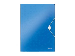 TECZKA Z GUMKĄ LEITZ WOW 15MM NIEBIESKA PP