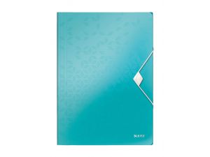 TECZKA Z GUMKĄ LEITZ WOW 15MM TURKUSOWA PP