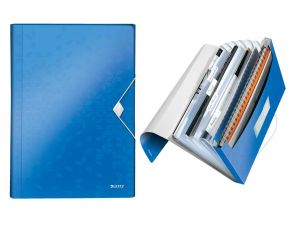 TECZKA SEGREGUJĄCA LEITZ WOW NIEBIESKA 6 PRZEGRÓDEK