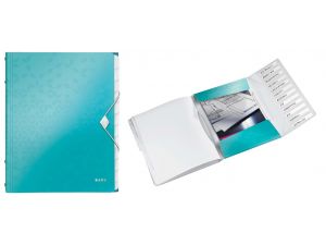 TECZKA SEGREGUJĄCA LEITZ WOW TURKUSOWA 12 PRZEKŁADEK