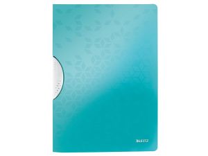 SKOROSZYT PLASTIKOWY LEITZ WOW A4 Z KLIPEM TURKUSOWY