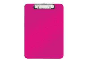 DESKA Z KLIPEM LEITZ WOW A4 RÓŻOWA