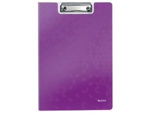 DESKA Z KLIPEM ZAMYKANA LEITZ WOW A4 FIOLETOWA