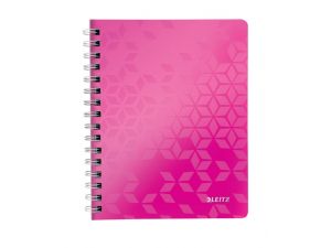 KOŁONOTATNIK A5 80K KRATA LEITZ WOW RÓŻOWY