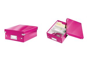 PUDŁO Z PRZEGRÓDKAMI LEITZ CLICK&STORE MAŁE RÓŻOWE