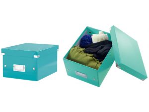 PUDŁO UNIWERSALNE LEITZ CLICK&STORE WOW MAŁE TURKUSOWE