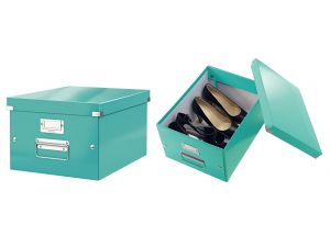 PUDŁO UNIWERSALNE LEITZ CLICK&STORE WOW ŚREDNIE TURKUSOWE