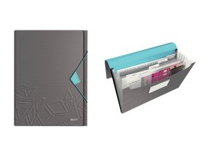 TECZKA Z GUMKĄ LEITZ URBAN CHIC SZARA 30 MM PP