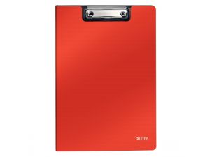 DESKA Z KLIPEM ZAMYKANA LEITZ SOLID A4 CZERWONA