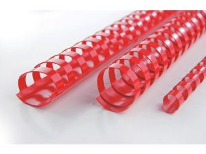 GRZBIET GBC COMBS 19MM CZERWONY 100 SZT.