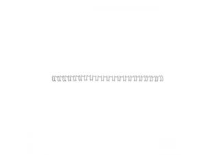 GRZBIET DRUTOWY GBC 12MM SREBRNY 100 SZT.