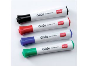 MARKER SUCHOŚCIERALNY NOBO GLIDE RÓŻNE KOLORY OPAKOWANIE 4 SZT.
