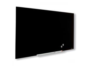 TABLICA SZKLANA NOBO DIAMOND PANORAMICZNA 85" SUCHOŚCIERALNA CZARNA