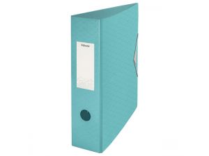 SEGREGATOR ESSELTE A4 82 MM COLOUR`ICE NIEBIESKI Z GUMKĄ