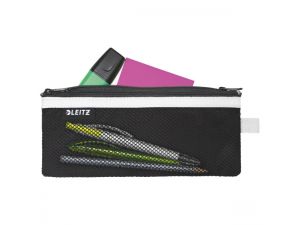 KOSZULKA LEITZ WOW M CZARNA Z SUWAKIEM SASZETKA PODRÓŻNA