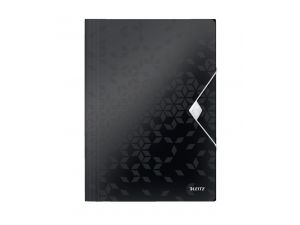 TECZKA Z GUMKĄ LEITZ WOW 15MM CZARNA PP