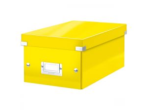 PUDŁO NA DVD LEITZ CLICK&STORE WOW ŻÓŁTE