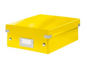 PUDŁO Z PRZEGRÓDKAMI LEITZ CLICK&STORE MAŁE ŻÓŁTE