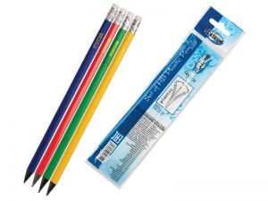 OŁÓWEK CENTRUM HB Z GUMKĄ 4SZT. 80689