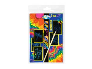 ZDRAPYWANKA CENTRUM SCRATCH PAPER 188X127MM 5 ARKUSZY 80410