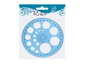 KĄTOMIERZ CENTRUM 360 Z SZABLONEM OKRĘGÓW 84821