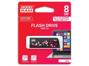 PENDRIVE GOODRAM 8GB USB 3.0 CL!CK CZARNY