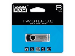 PENDRIVE GOODRAM 8GB USB 3.0 TWISTER CZARNY