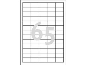 ETYKIETA AVERY ZWECKFORM 3666 38X21,2MM Z MARGINESEM 100 ARKUSZY