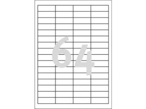 ETYKIETA AVERY ZWECKFORM 3667 48,5X16,9MM Z MARGINESEM 100 ARKUSZY