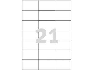 ETYKIETA AVERY ZWECKFORM 3652 70X42,3MM BEZ MARGINESU 100 ARKUSZY