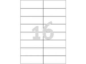 ETYKIETA AVERY ZWECKFORM 3484 105X37MM BEZ MARGINESU 100 ARKUSZY