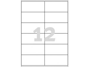 ETYKIETA AVERY ZWECKFORM 3424 105X48MM 100 ARKUSZY