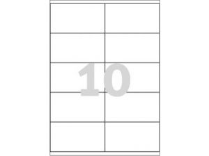 ETYKIETA AVERY ZWECKFORM 3425 105X57MM 100 ARKUSZY