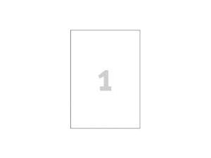 ETYKIETA AVERY ZWECKFORM 8567 210X297MM 25 ARKUSZY