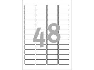 ETYKIETA AVERY ZWECKFORM L4736 USUWALNA 45,7X21,2MM 25 + 5  ARKUSZY GRATIS