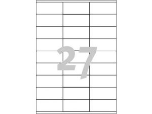 ETYKIETA AVERY ZWECKFORM 3479 70X32MM Z MARGINESEM 100 ARKUSZY