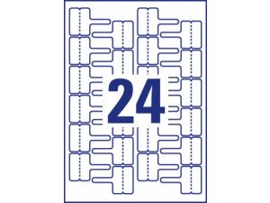 ETYKIETA AVERY ZWECKFORM L7950 60X40MM DO OZNACZANIA KABLI 20 ARKUSZY