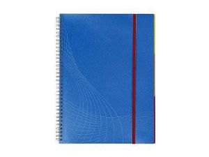 KOŁONOTATNIK A4 90K KRATA NOTIZIO NIEBIESKI TWARDA OKŁADKA PP