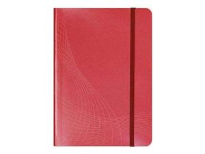NOTATNIK A4 80K KRATA NOTIZIO CZERWONY MIĘKKA OKŁADKA POWLEKANA