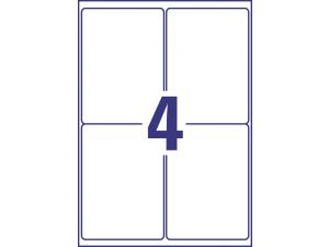 ETYKIETA AVERY ZWECKFORM L4774 POLIESTROWA 99,1X139MM USUWALNA 20 ARKUSZY