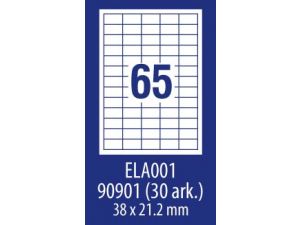 ETYKIETA AVERY ZWECKFORM ECONOMY E100 ELA001 38X21,2MM 100 ARKUSZY