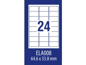 ETYKIETA AVERY ZWECKFORM ECONOMY E100 ELA008 64,6X33,8MM 100 ARKUSZY