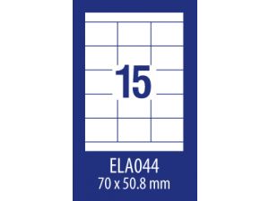 ETYKIETA AVERY ZWECKFORM ECONOMY E100 ELA044 70X50,8MM 100 ARKUSZY