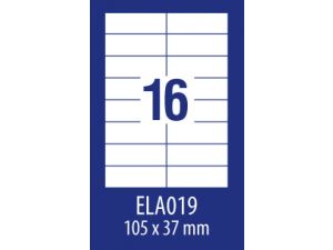 ETYKIETA AVERY ZWECKFORM ECONOMY E100 ELA019 105X37MM 100 ARKUSZY