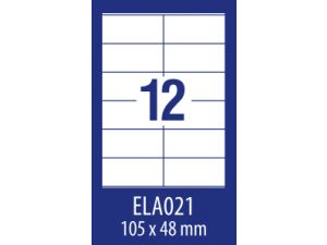 ETYKIETA AVERY ZWECKFORM ECONOMY E100 ELA021 105X48MM 100 ARKUSZY