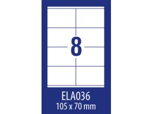ETYKIETA AVERY ZWECKFORM ECONOMY E100 ELA036 105X70MM 100 ARKUSZY