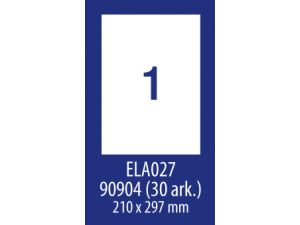 ETYKIETA AVERY ZWECKFORM ECONOMY E100 ELA027 210X297MM 100 ARKUSZY